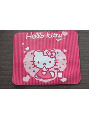 Hello Kitty Pink Desk Mat Cute Waterproof Leather Mouse Pad, Non‑Slip Study